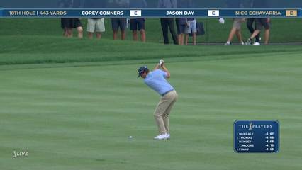 Nico Echavarria | Round 1 | 18th hole | Shot 2 | 2026 THE PLAYERS