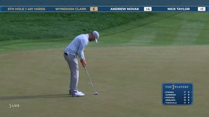 Wyndham Clark | Round 2 | 6th hole | Shot 4 | 2026 THE PLAYERS