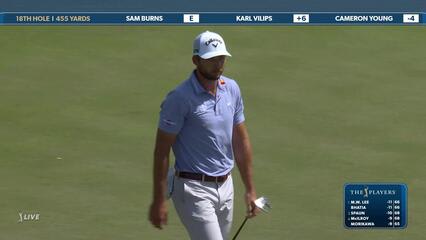 Sam Burns | Round 2 | 18th hole | Shot 5 | 2025 THE PLAYERS
