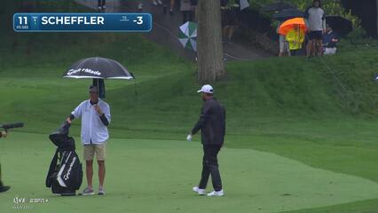 Scottie Scheffler | Round 2 | 11th hole | Shot 3 | 2025 the Memorial