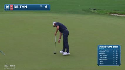 Kristoffer Reitan | Round 2 | 16th hole | Shot 3 | 2026 Valero