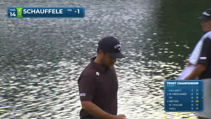 Xander Schauffele | Round 1 | 14th hole | Shot 3 | 2026 Truist Championship