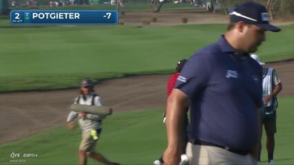 Aldrich Potgieter | Round 2 | 2nd hole | Shot 3 | 2025 Mexico Open