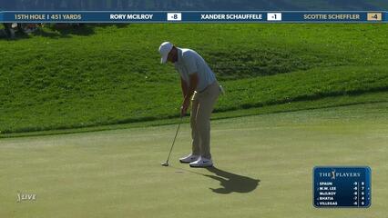 Scottie Scheffler | Round 2 | 15th hole | Shot 4 | 2025 THE PLAYERS