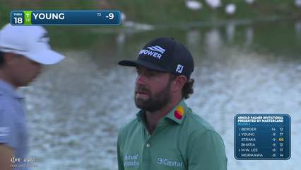 Cameron Young | Round 3 | 18th hole | Shot 4 | 2026 Arnold Palmer