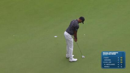 Aaron Rai | Round 1 | 18th hole | Shot 4 | 2025 Houston Open