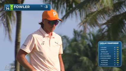 Rickie Fowler | Round 1 | 14th hole | Shot 4 | 2026 Cadillac
