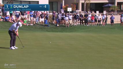 Nick Dunlap | Round 2 | 1st hole | Shot 4 | 2025 WM Phoenix Open