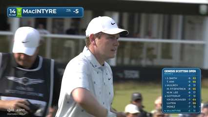 Robert MacIntyre | Round 2 | 14th hole | Shot 2 | 2026 Genesis Scottish Open