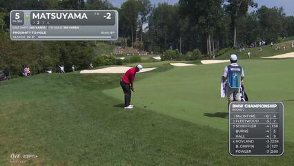Hideki Matsuyama | Round 2 | 5th hole | Shot 2 | 2025 BMW Championship