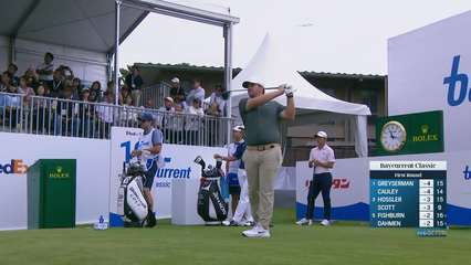 Chris Gotterup | Round 1 | 10th hole | Shot 1 | 2025 Baycurrent