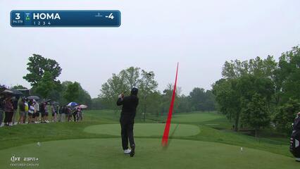 Max Homa | Round 2 | 3rd hole | Shot 1 | 2025 the Memorial