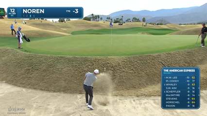 Alex Noren | Round 1 | 12th hole | Shot 3 | 2026 The American Express