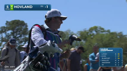 Viktor Hovland | Round 2 | 5th hole | Shot 3 | 2026 Valspar