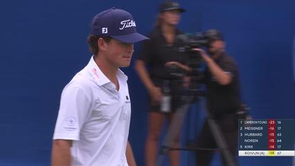 Jackson Koivun | Round 4 | 18th hole | Shot 3 | 2025 Wyndham