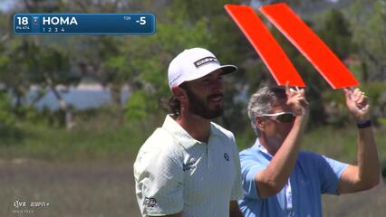 Max Homa | Round 3 | 18th hole | Shot 1 | 2025 RBC Heritage