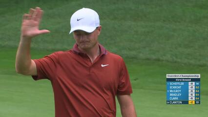 Luke Clanton | Round 1 | 14th hole | Shot 2 | 2025 Travelers