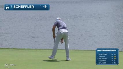 Scottie Scheffler | Round 2 | 17th hole | Shot 6 | 2025 Travelers