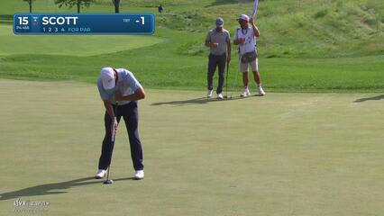 Adam Scott | Round 1 | 15th hole | Shot 4 | 2025 3M Open