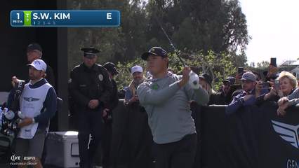 Si Woo Kim | Round 1 | 1st hole | Shot 1 | 2026 The Genesis