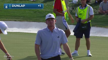 Nick Dunlap | Round 2 | 8th hole | Shot 4 | 2025 WM Phoenix Open