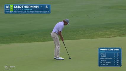 Austin Smotherman | Round 1 | 18th hole | Shot 6 | 2026 Valero