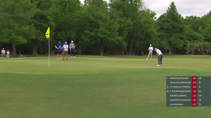 Matt Fitzpatrick | Round 3 | 10th hole | Shot 4 | 2026 Zurich Classic