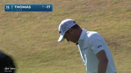 Justin Thomas | Round 3 | 14th hole | Shot 2 | 2025 The American Express