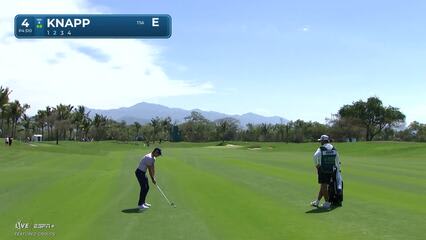 Jake Knapp | Round 1 | 4th hole | Shot 2 | 2025 Mexico Open