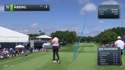 Ludvig Åberg | Round 1 | 9th hole | Shot 4 | 2026 BMW Championship