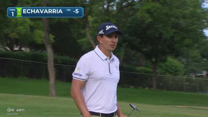 Nico Echavarria | Round 3 | 1st hole | Shot 3 | 2026 Charles Schwab