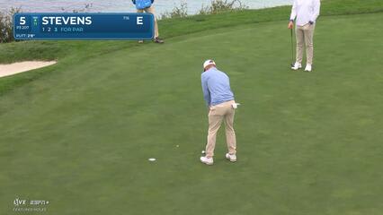 Sam Stevens | Round 1 | 5th hole | Shot 3 | 2025 AT&T Pebble Beach