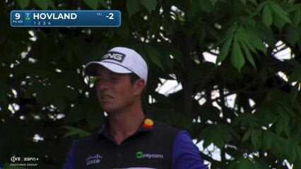 Viktor Hovland | Round 1 | 9th hole | Shot 1 | 2025 Truist Championship