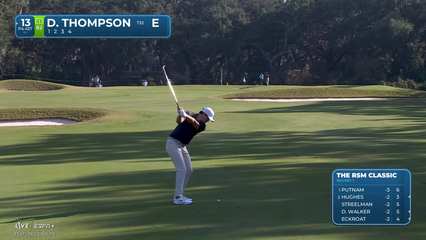 Davis Thompson | Round 1 | 13th hole | Shot 2 | 2025 The RSM Classic