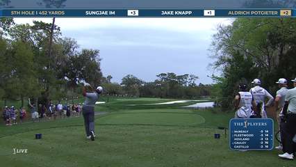 Aldrich Potgieter | Round 1 | 5th hole | Shot 1 | 2026 THE PLAYERS