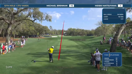 Hideki Matsuyama | Round 4 | 12th hole | Shot 1 | 2026 THE PLAYERS