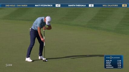 Will Zalatoris | Round 2 | 2nd hole | Shot 4 | 2025 THE PLAYERS