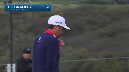 Keegan Bradley | Round 4 | 11th hole | Shot 4 | 2025 Farmers