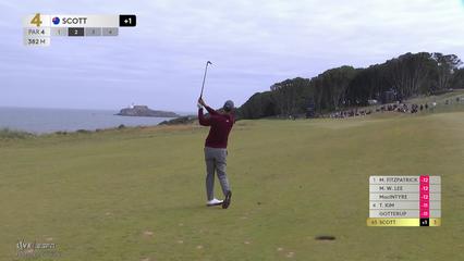 Adam Scott | Round 4 | 4th hole | Shot 2 | 2026 Genesis Scottish Open