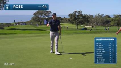 Justin Rose | Round 2 | 8th hole | Shot 2 | 2026 Farmers