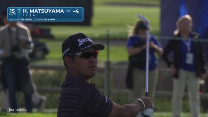 Hideki Matsuyama | Round 1 | 15th hole | Shot 2 | 2025 Farmers