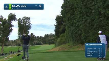 Min Woo Lee | Round 2 | 5th hole | Shot 1 | 2026 The Genesis