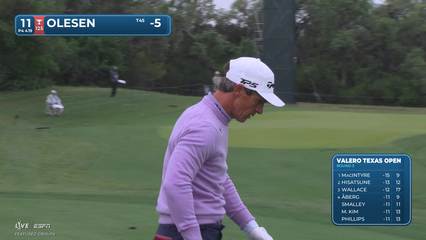 Thorbjørn Olesen | Round 3 | 11th hole | Shot 2 | 2026 Valero