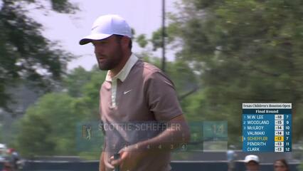 Scottie Scheffler | Round 4 | 8th hole | Shot 4 | 2025 Houston Open