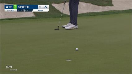 Jordan Spieth | 2024 Valero | Round 4 | 4th hole | Shot 4