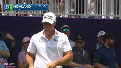 Viktor Hovland | Round 1 | 11th hole | Shot 5 | 2026 Truist Championship