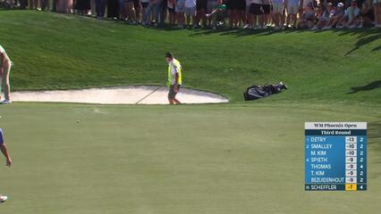 Scottie Scheffler | Round 3 | 5th hole | Shot 4 | 2025 WM Phoenix Open
