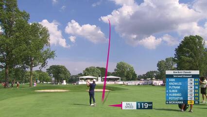 Collin Morikawa | Round 2 | 16th hole | Shot 2 | 2025 Rocket Classic