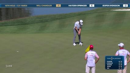Will Chandler | Round 1 | 16th hole | Shot 5 | 2025 THE PLAYERS