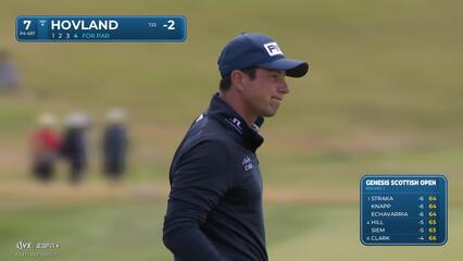 Viktor Hovland | Round 1 | 7th hole | Shot 4 | 2025 Genesis Scottish Open